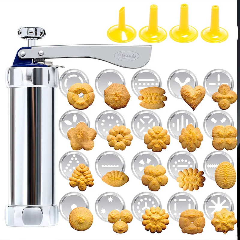 Churros Maker Gun - Christmas Spritz Cookie Press Gun and