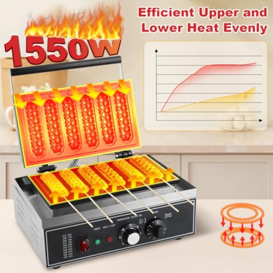 Commercial Corn Dog Maker 1550 – Corn Dog Stick Bewertung und Preis