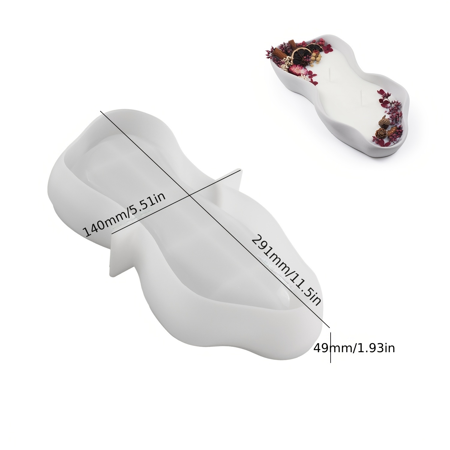 1 Large Irregular Oval Silicon – Potsticker Mold Bewertung und Preis