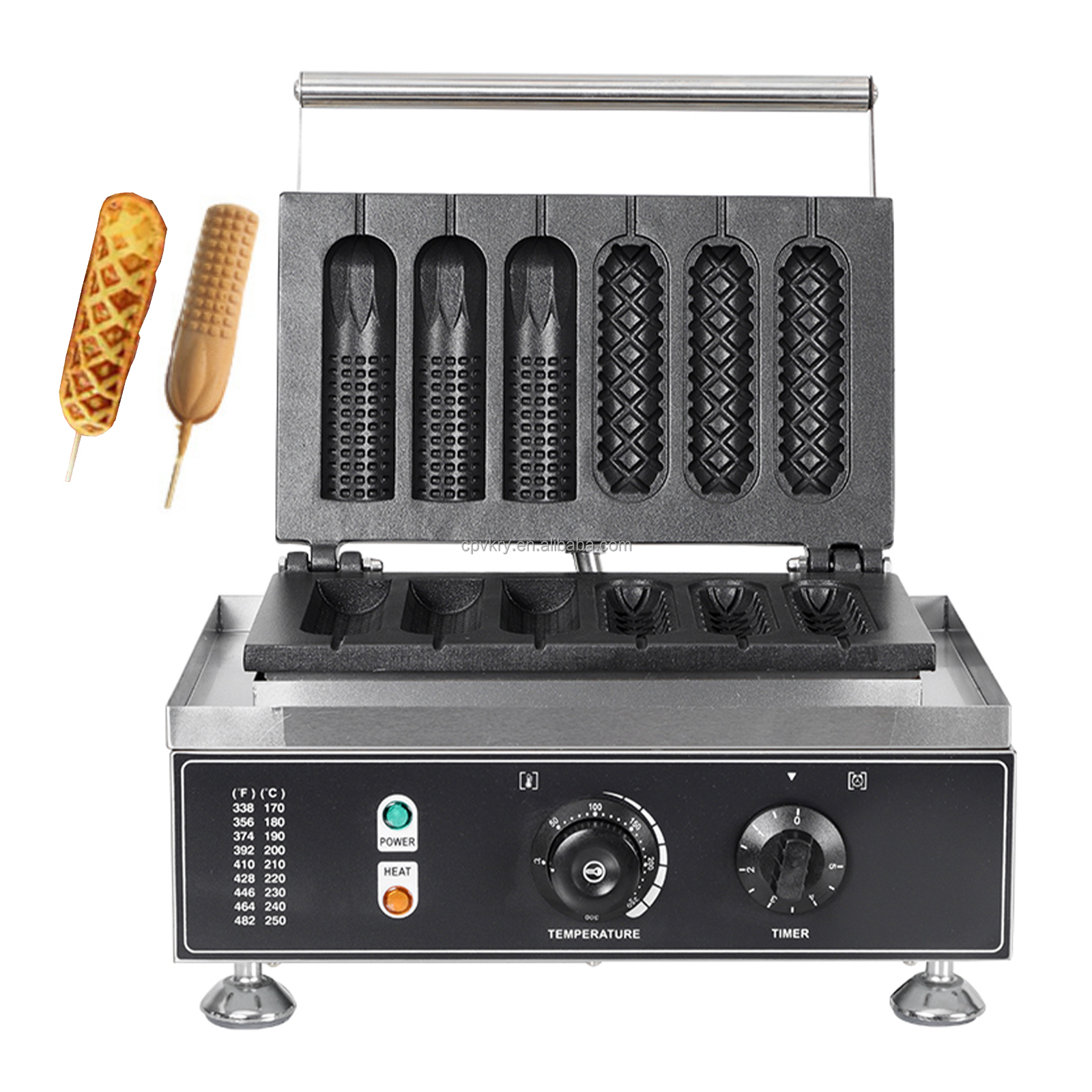 Electric 110/220V Hot Dog Waff – Corn Dog Stick Bewertung und Preis
