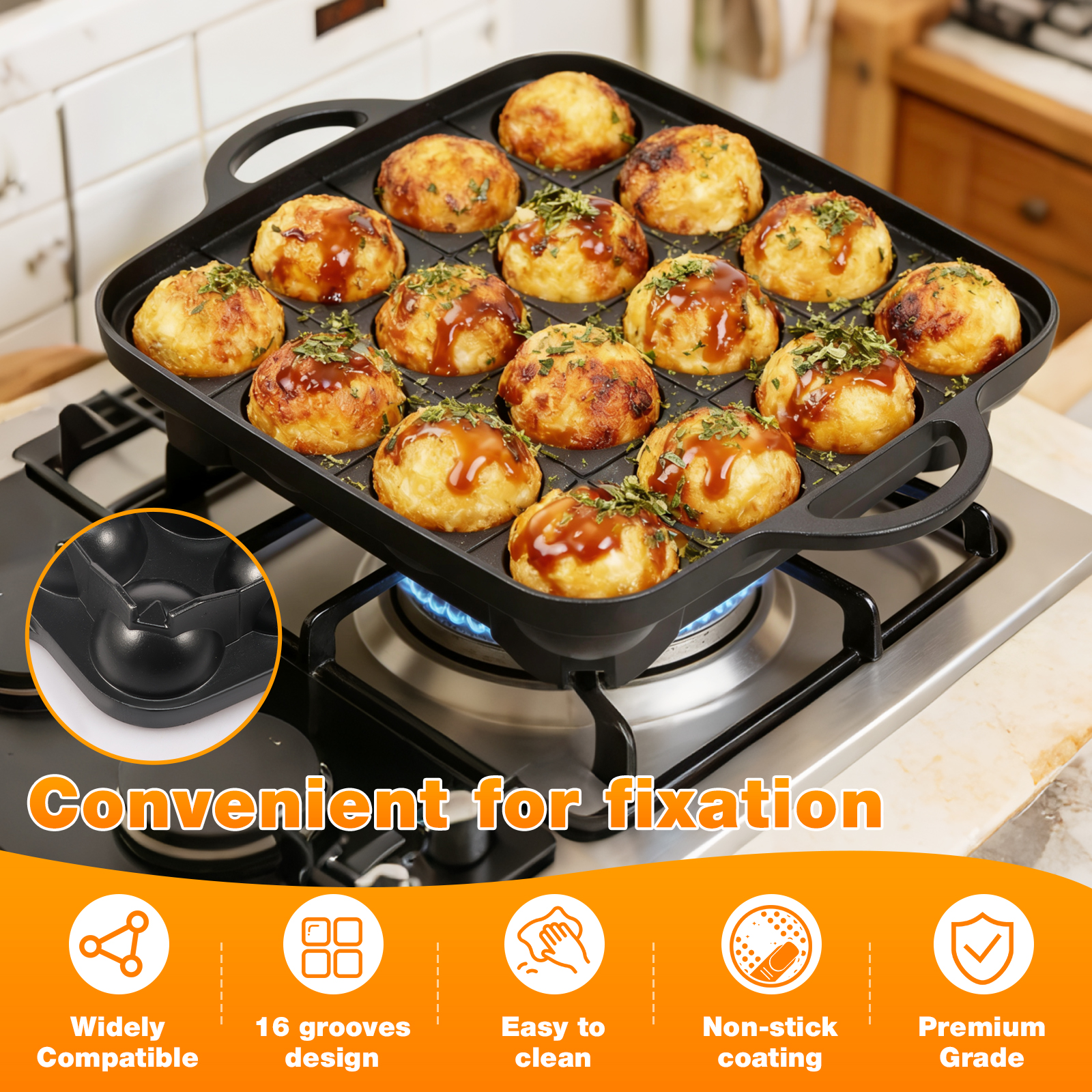 Takoyaki Pan Nonstick Japanese – Takoyaki Grill Plate Bewertung und Preis