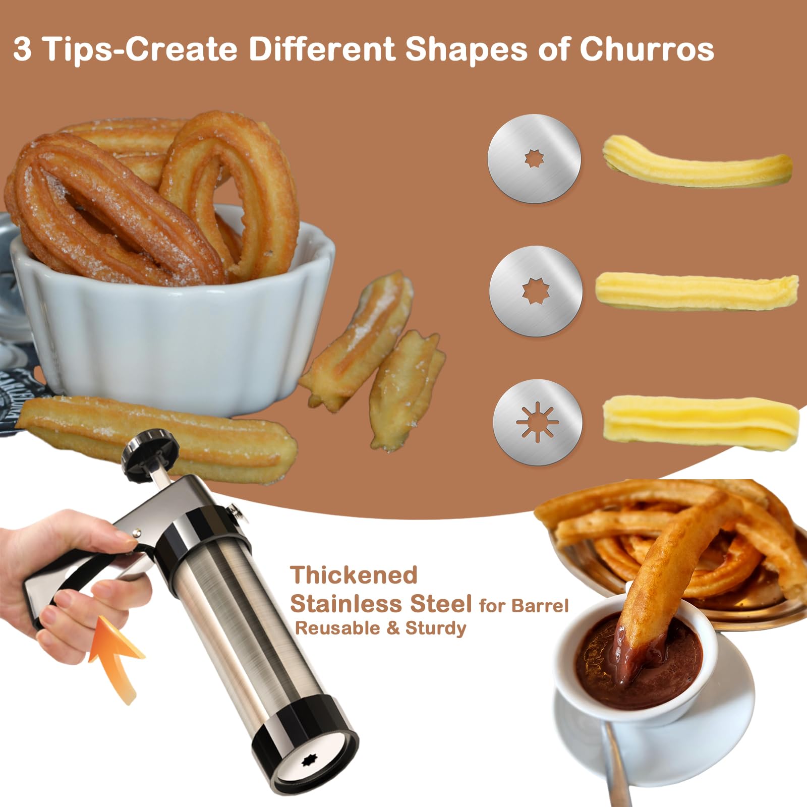 Traditional Churro Maker Machi – Churros Maker Gun Bewertung und Preis