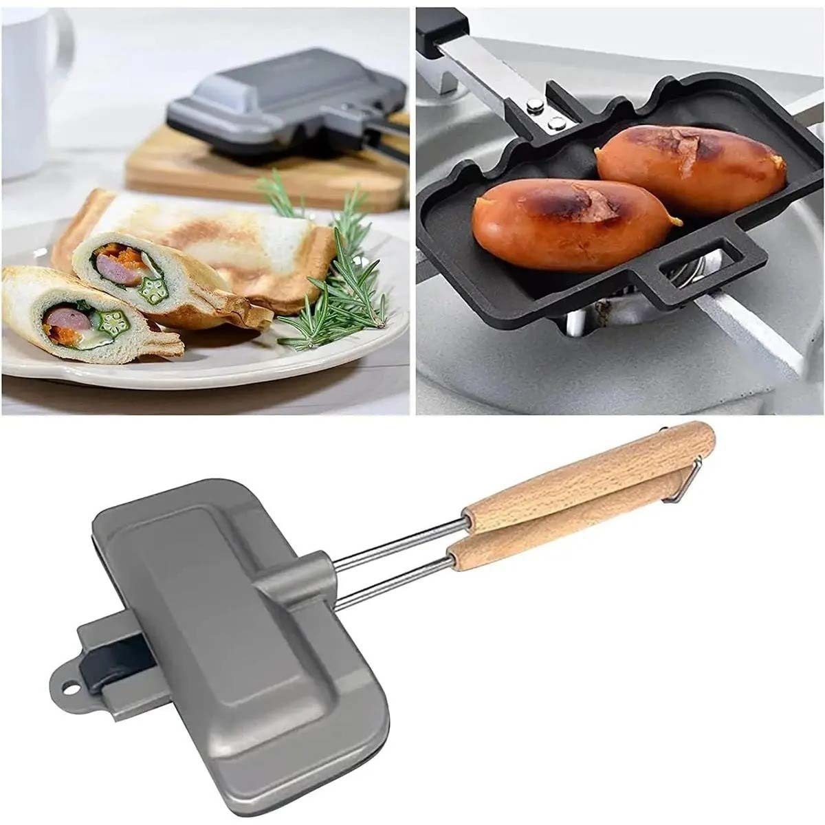 Breakfast Sandwich Maker, 4w1h – Hot Dog Press Bewertung und Preis