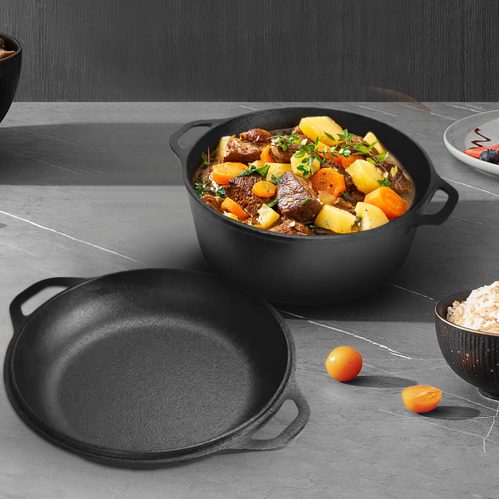 2 in 1 Cast Iron Dutch Oven Po – Cast Iron Corn Bewertung und Preis