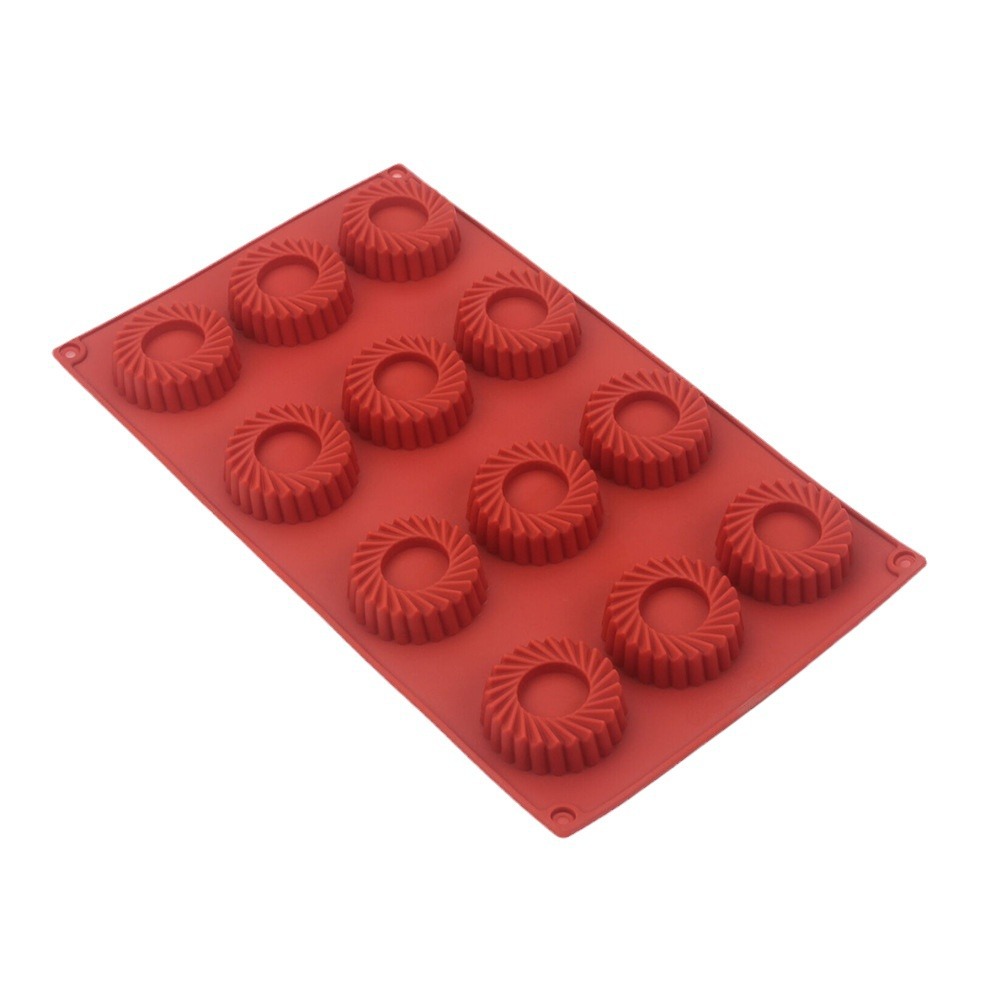 12 Holes Circular Vortex Shape – Donut Mold Silicone Bewertung und Preis