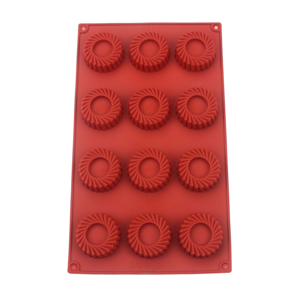 12 Holes Circular Vortex Shape – Donut Mold Silicone Bewertung und Preis