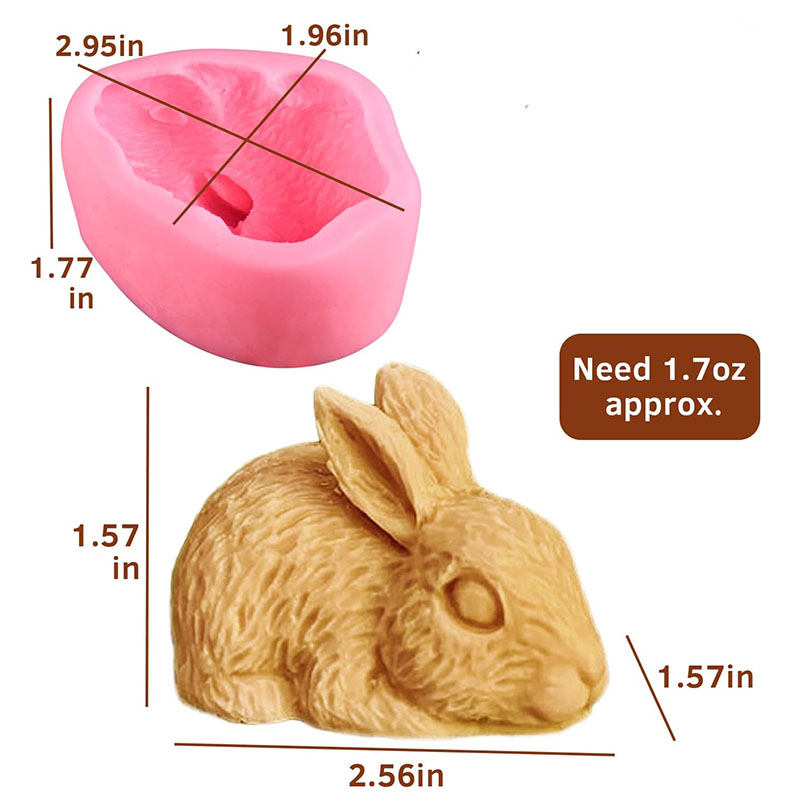 3D Rabbit Silicone Soap Mold E – Bunny Cake Mold Bewertung und Preis