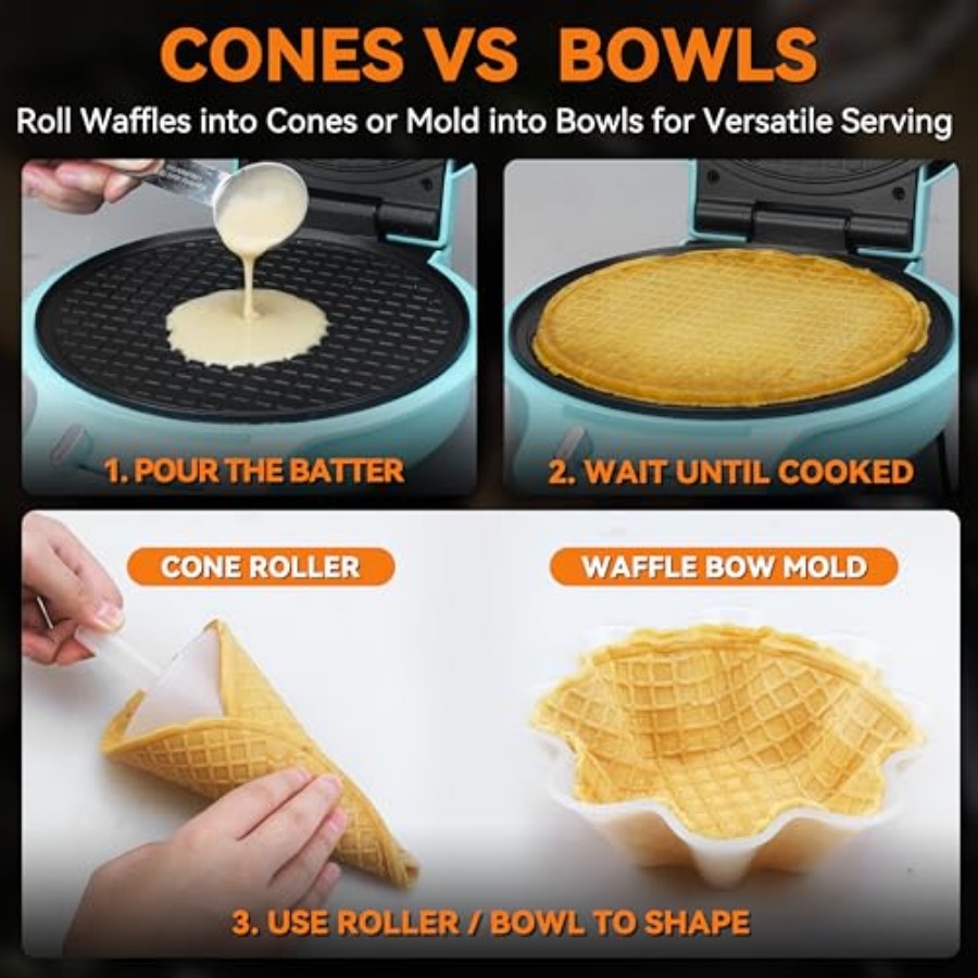 Waffle Cone Maker Machine with – Waffle Cone Maker Bewertung und Preis
