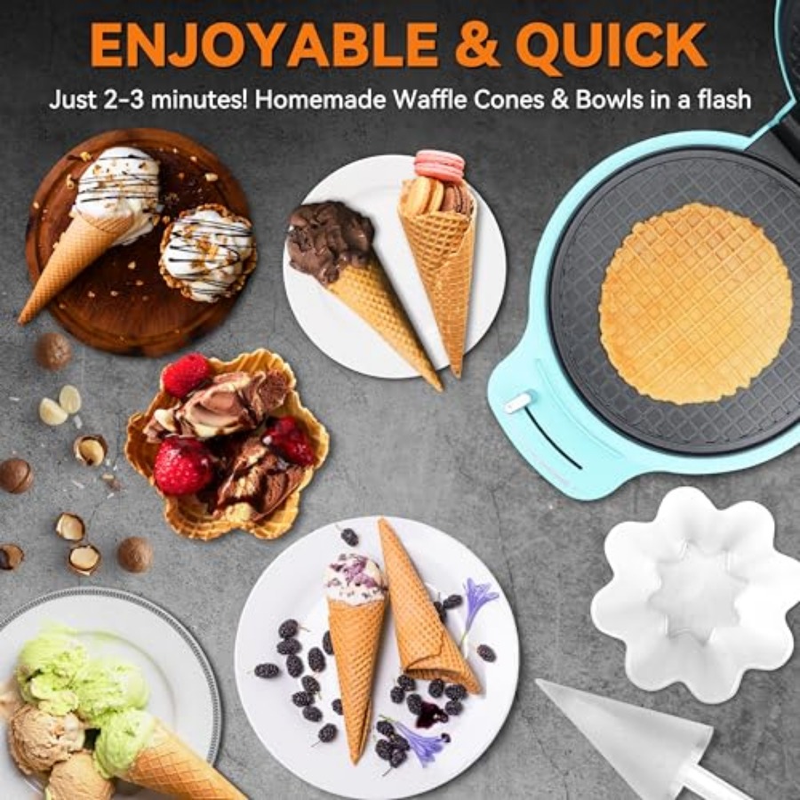 Waffle Cone Maker Machine with – Waffle Cone Maker Bewertung und Preis