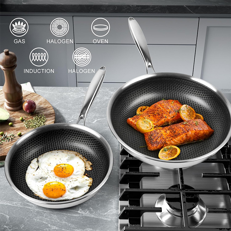 Stainless Steel Frying Pan wit – Egg Waffle Pan Bewertung und Preis