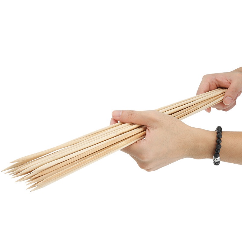 50cm x 6mm BBQ Bamboo Skewers  – Corn Dog Stick Bewertung und Preis