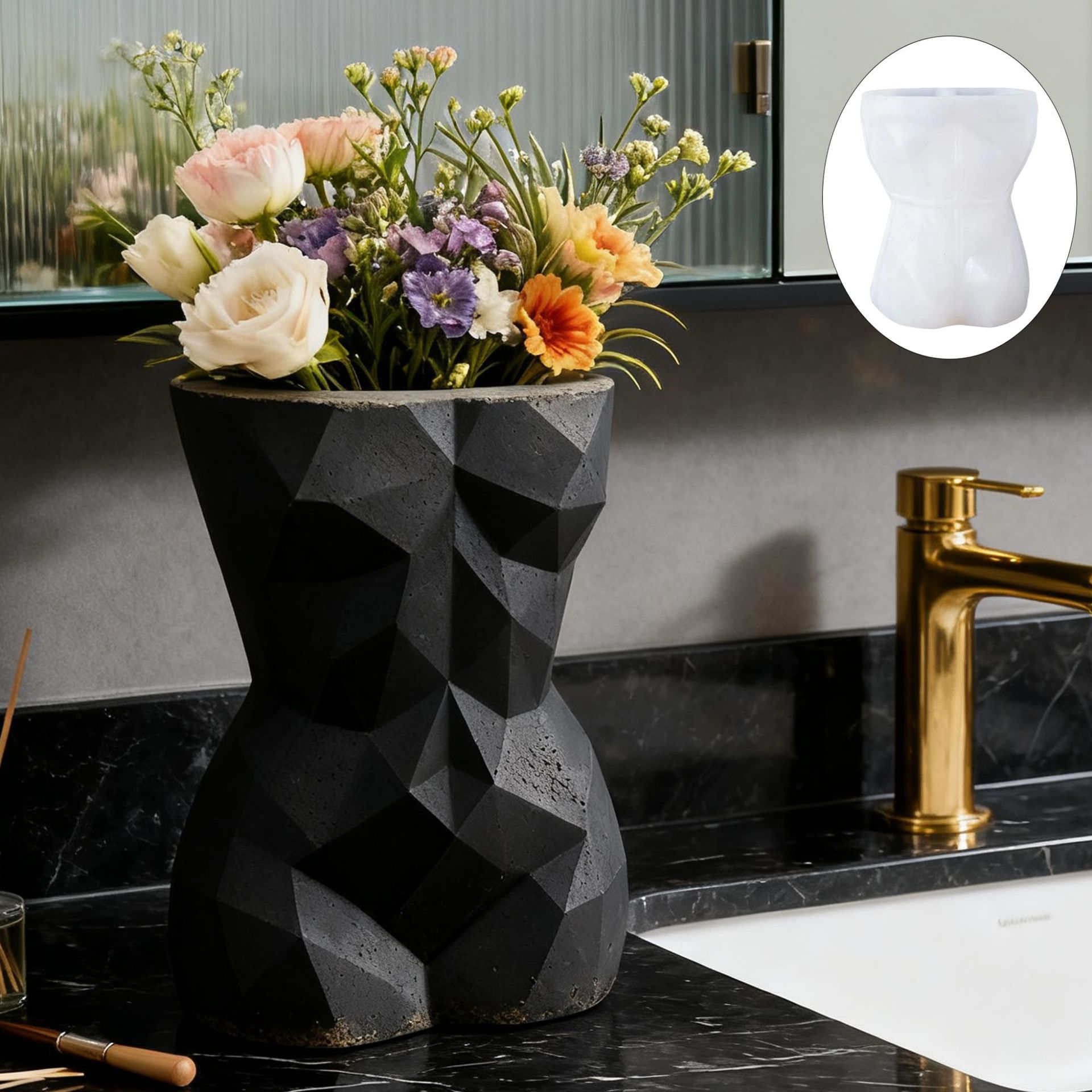 3D Geometric Female Body Flowe – Potsticker Mold Bewertung und Preis