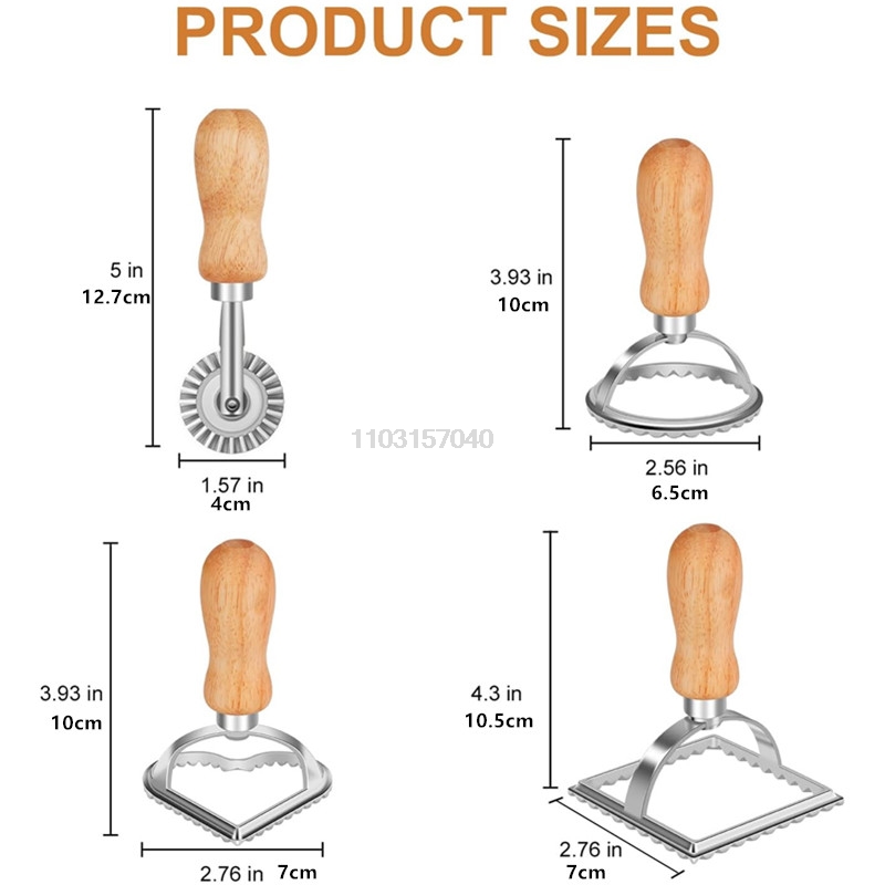 3/4Pcs Manual Pasta Molds Set  – Dumpling Press Set Bewertung und Preis