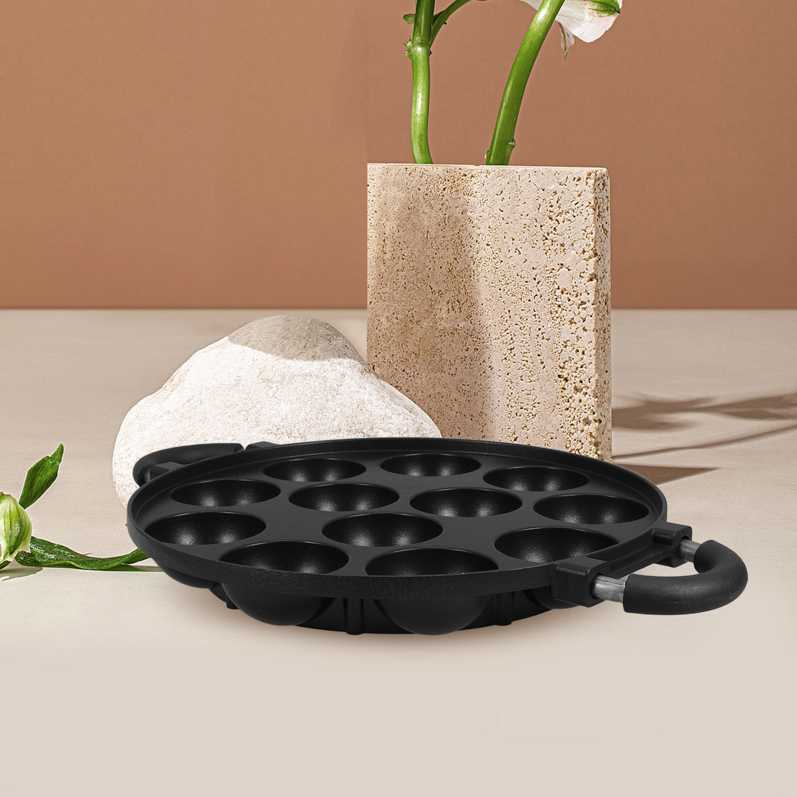 12 Hole Takoyaki Pan Nonstick  – Takoyaki Grill Plate Bewertung und Preis