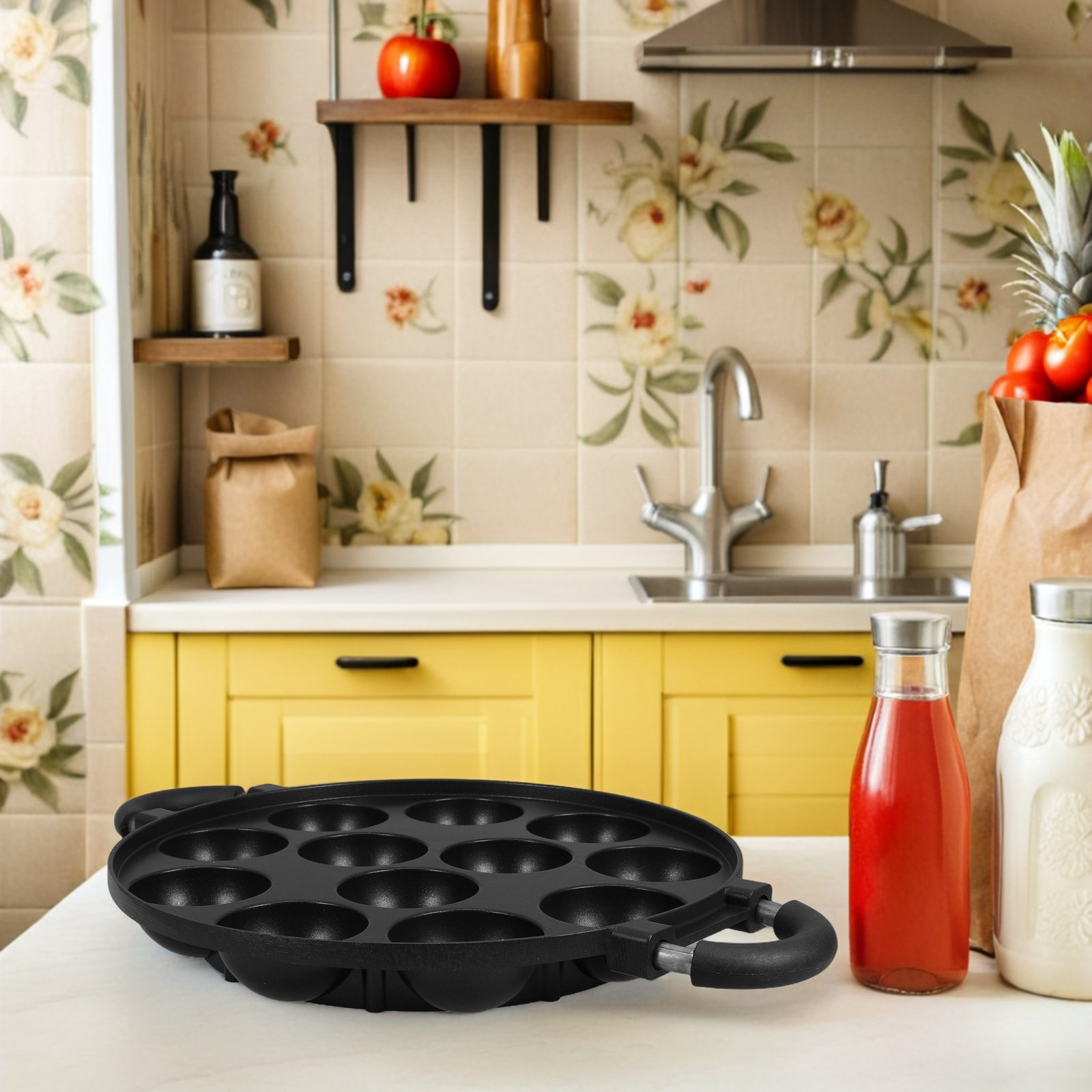 12 Hole Takoyaki Pan Nonstick  – Takoyaki Grill Plate Bewertung und Preis