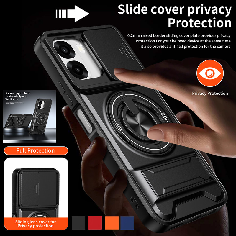 Armor Phone Case For Oppo A6x  – Taco Stand Holder Bewertung und Preis