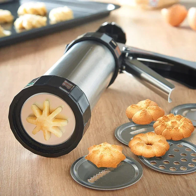 Cookie Press Gun Kit Stainless – Churros Maker Gun Bewertung und Preis