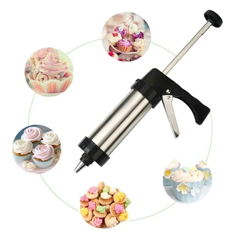 Cookie Press Gun Kit Stainless – Churros Maker Gun Bewertung und Preis