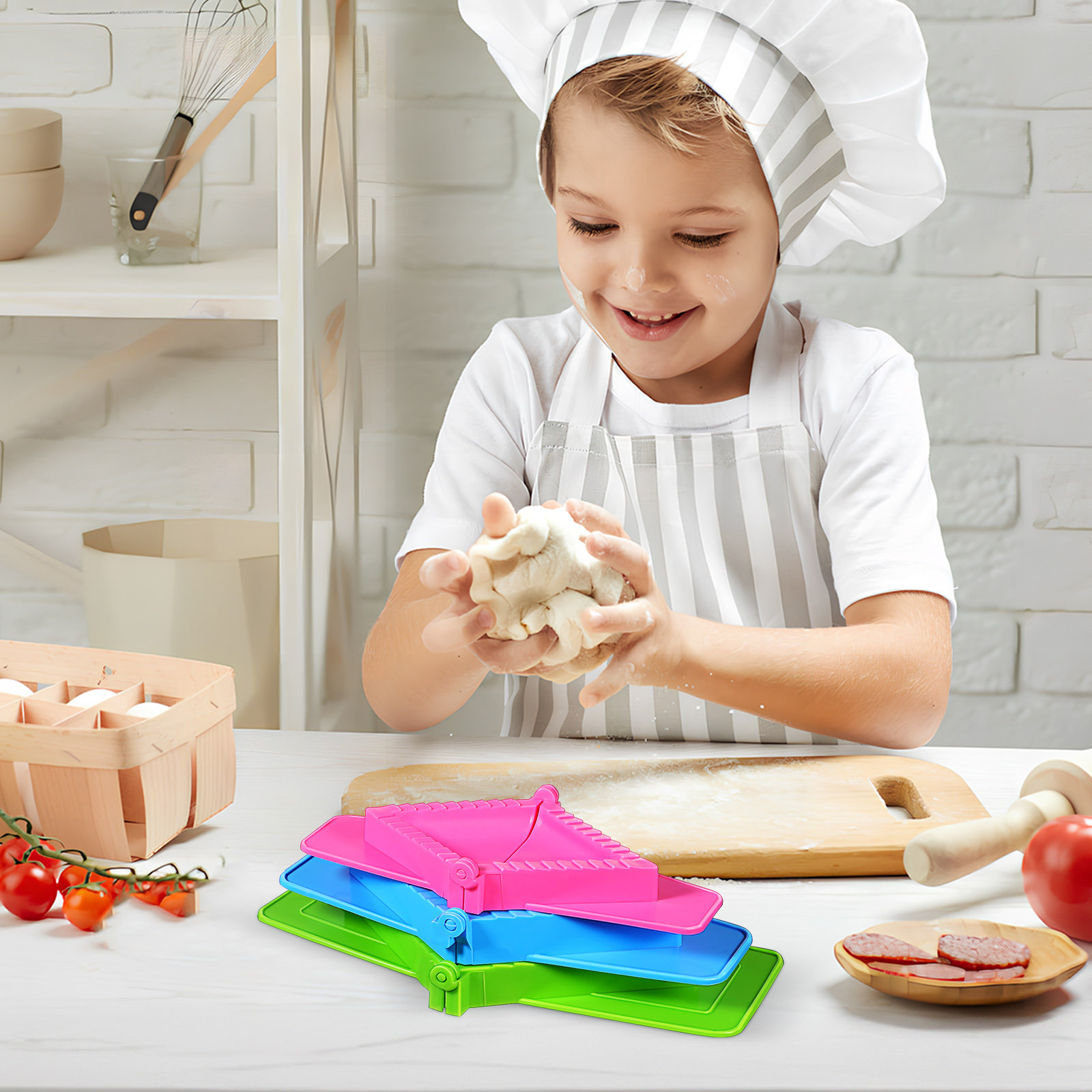 3Pcs Lightweight Square Dumpli – Dumpling Press Set Bewertung und Preis