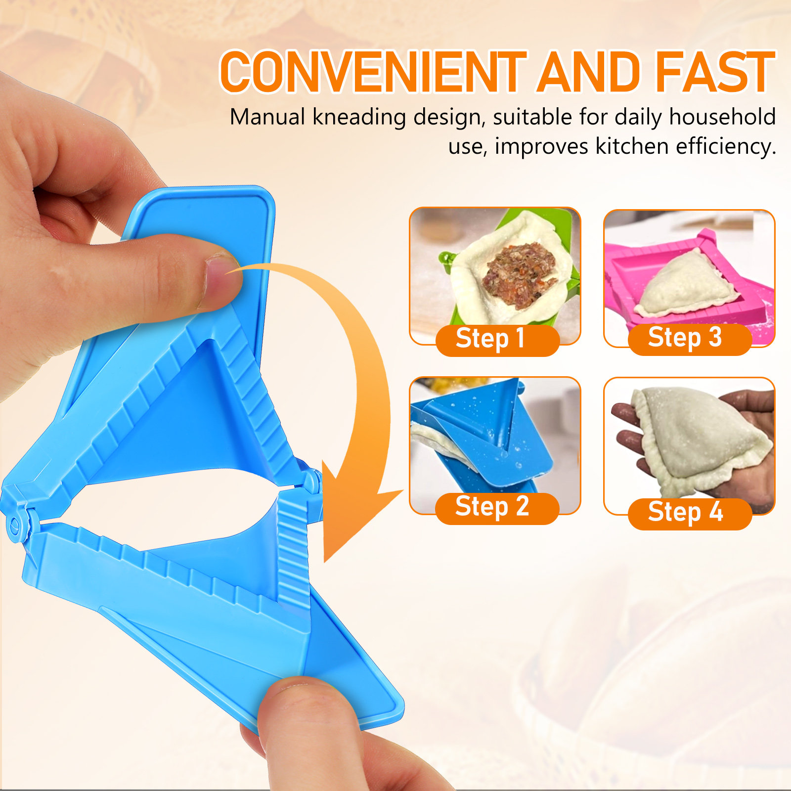 3Pcs Lightweight Square Dumpli – Dumpling Press Set Bewertung und Preis