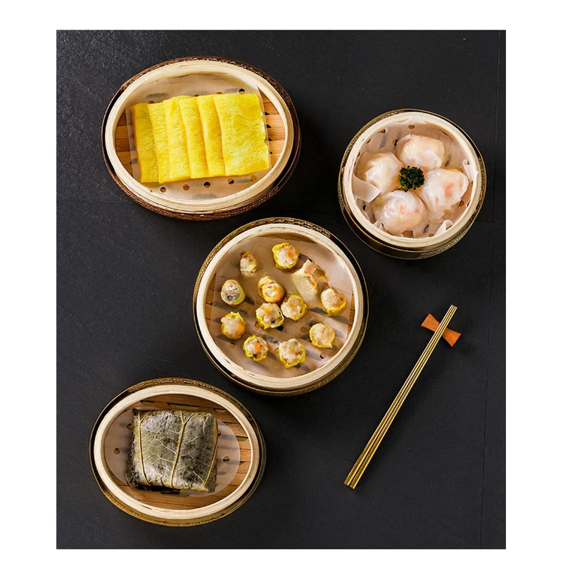 Chinese Bamboo Dimsum Lid Dump – Bao Steamer Bamboo Bewertung und Preis