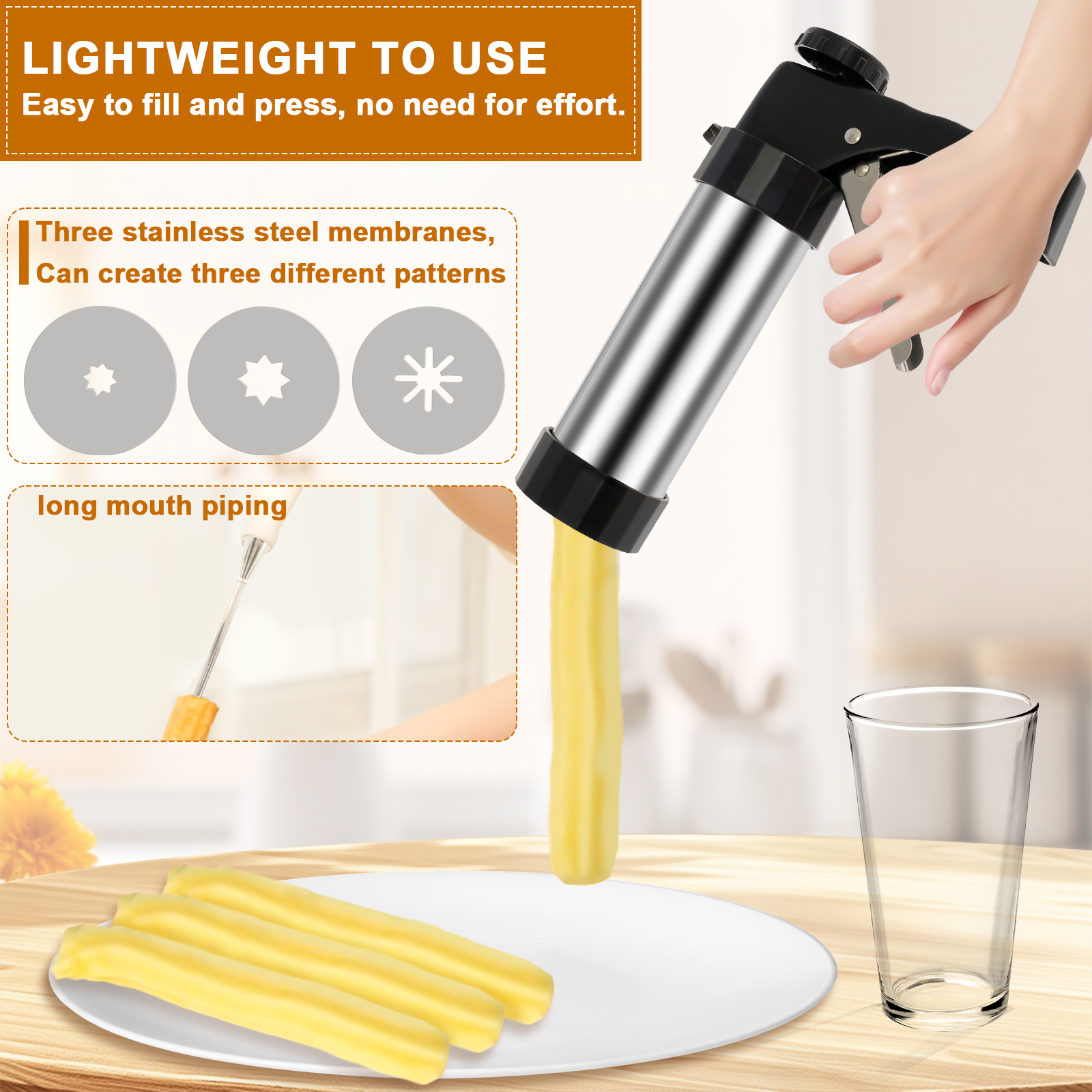 Churro Maker Machine Cookie Pr – Churros Maker Gun Bewertung und Preis