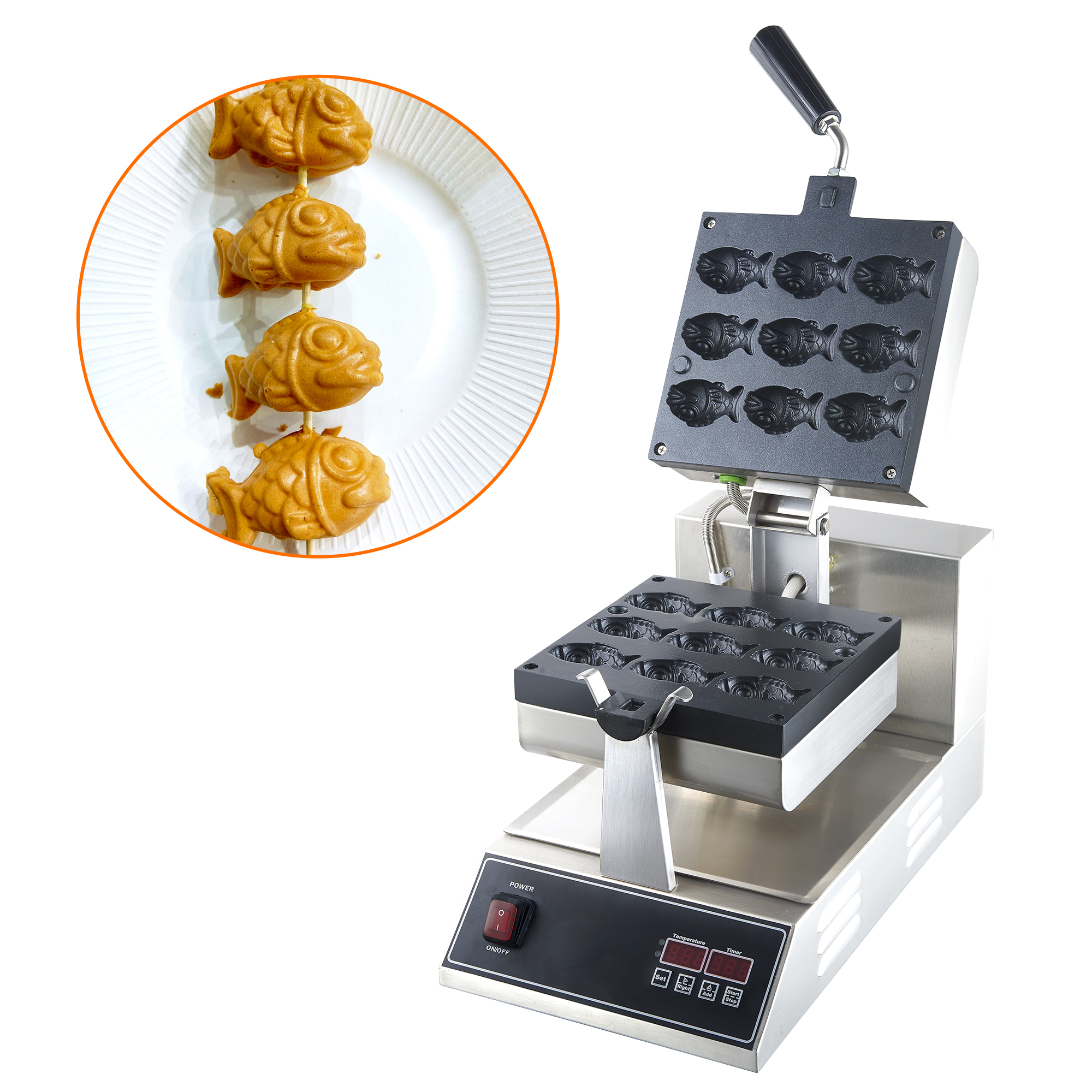 Automatic Stainless Steel Comm – Waffle Cone Maker Bewertung und Preis