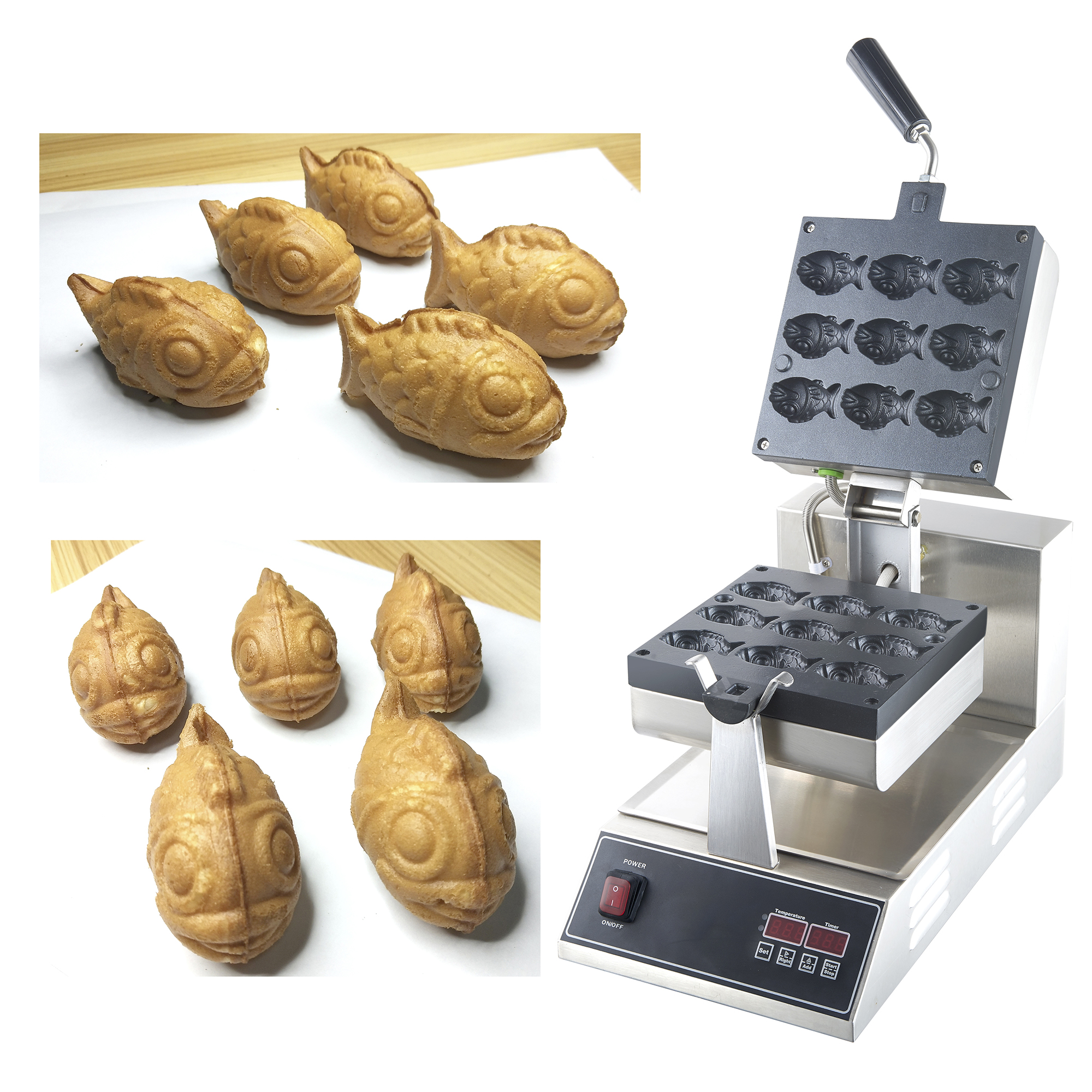 Automatic Stainless Steel Comm – Waffle Cone Maker Bewertung und Preis
