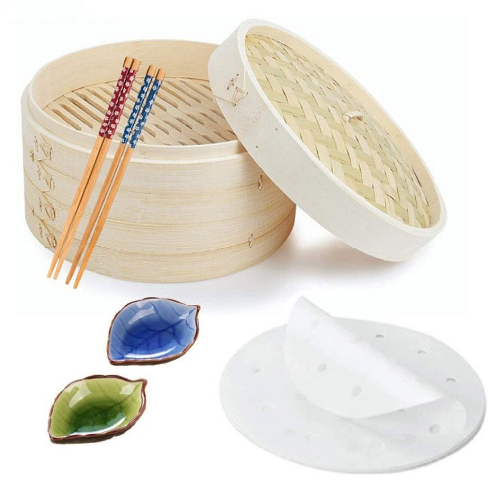 Bamboo Steamer Basket with Lid – Bao Steamer Bamboo Bewertung und Preis