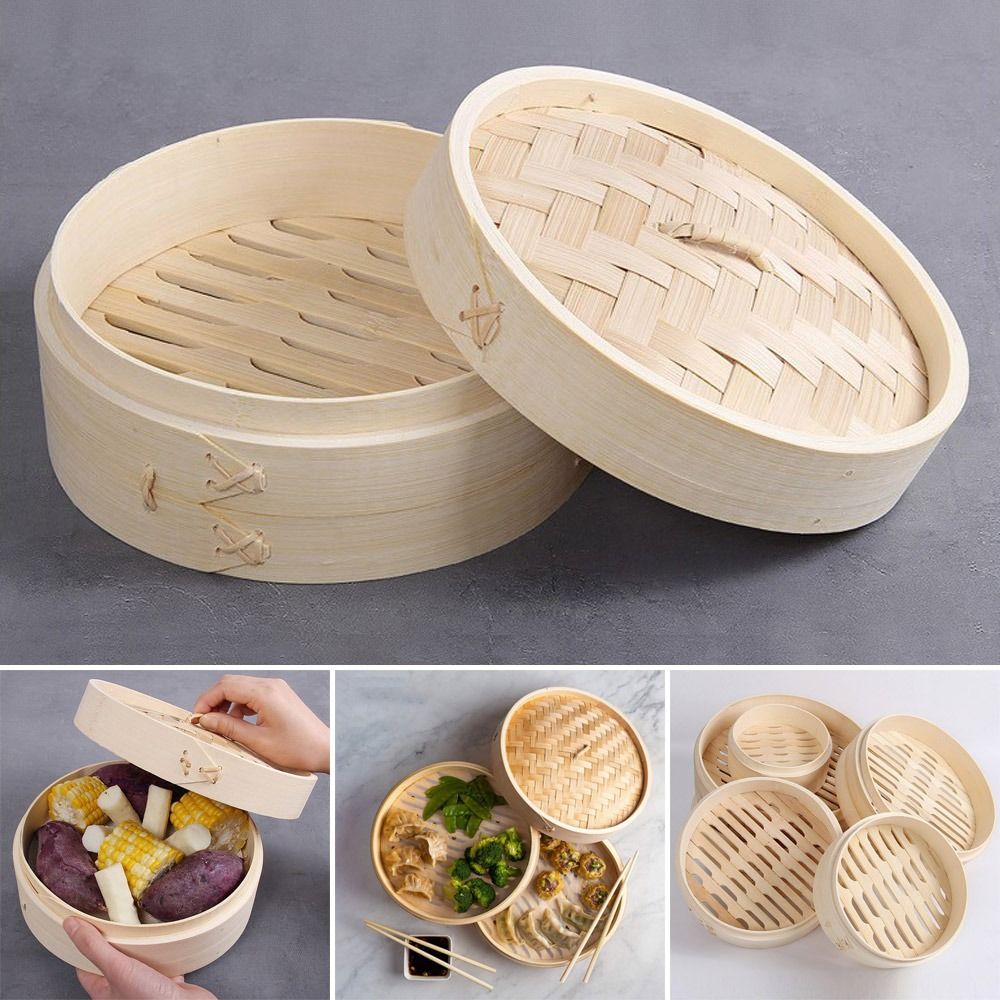 Bamboo Steamer Basket with Lid – Bao Steamer Bamboo Bewertung und Preis