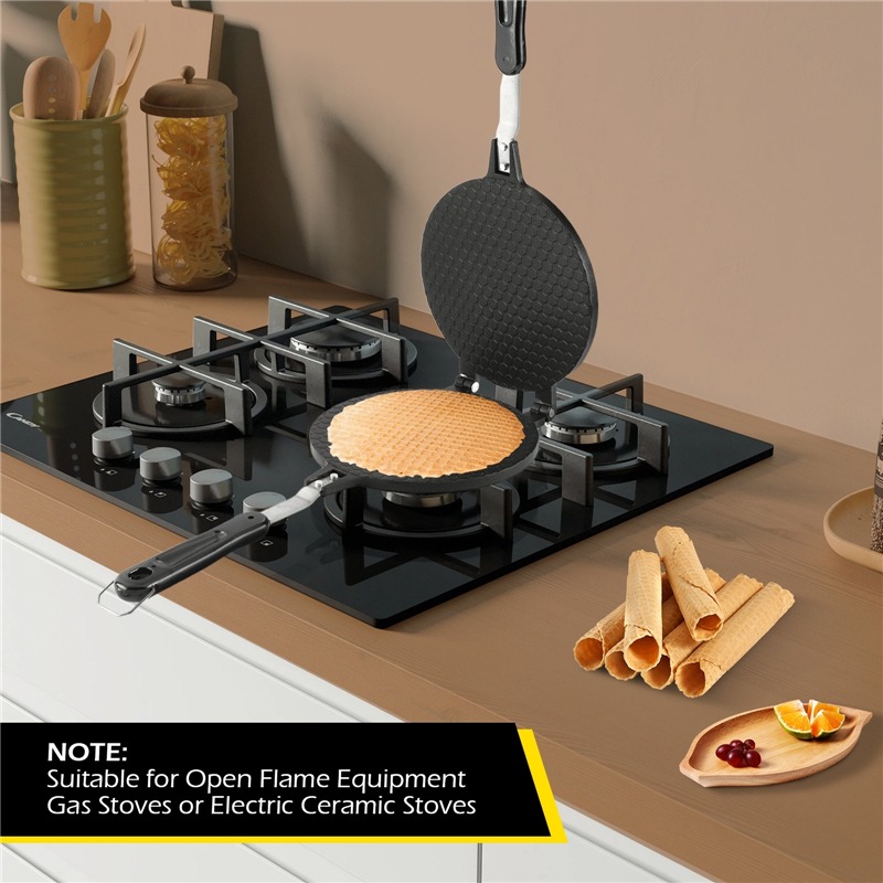22cm Non-Stick Egg Roll Waffle – Egg Waffle Pan Bewertung und Preis