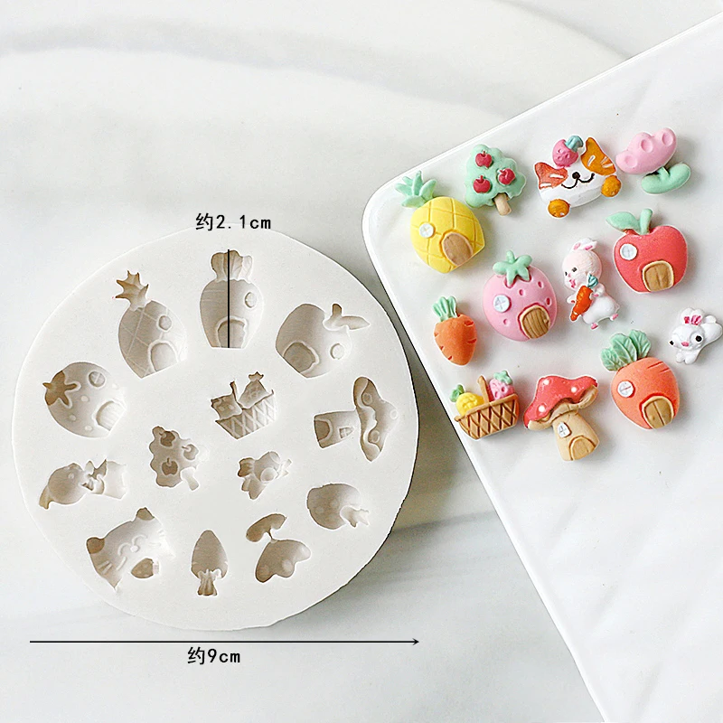 Cute Bunny Bear Carrot House S – Donut Mold Silicone Bewertung und Preis