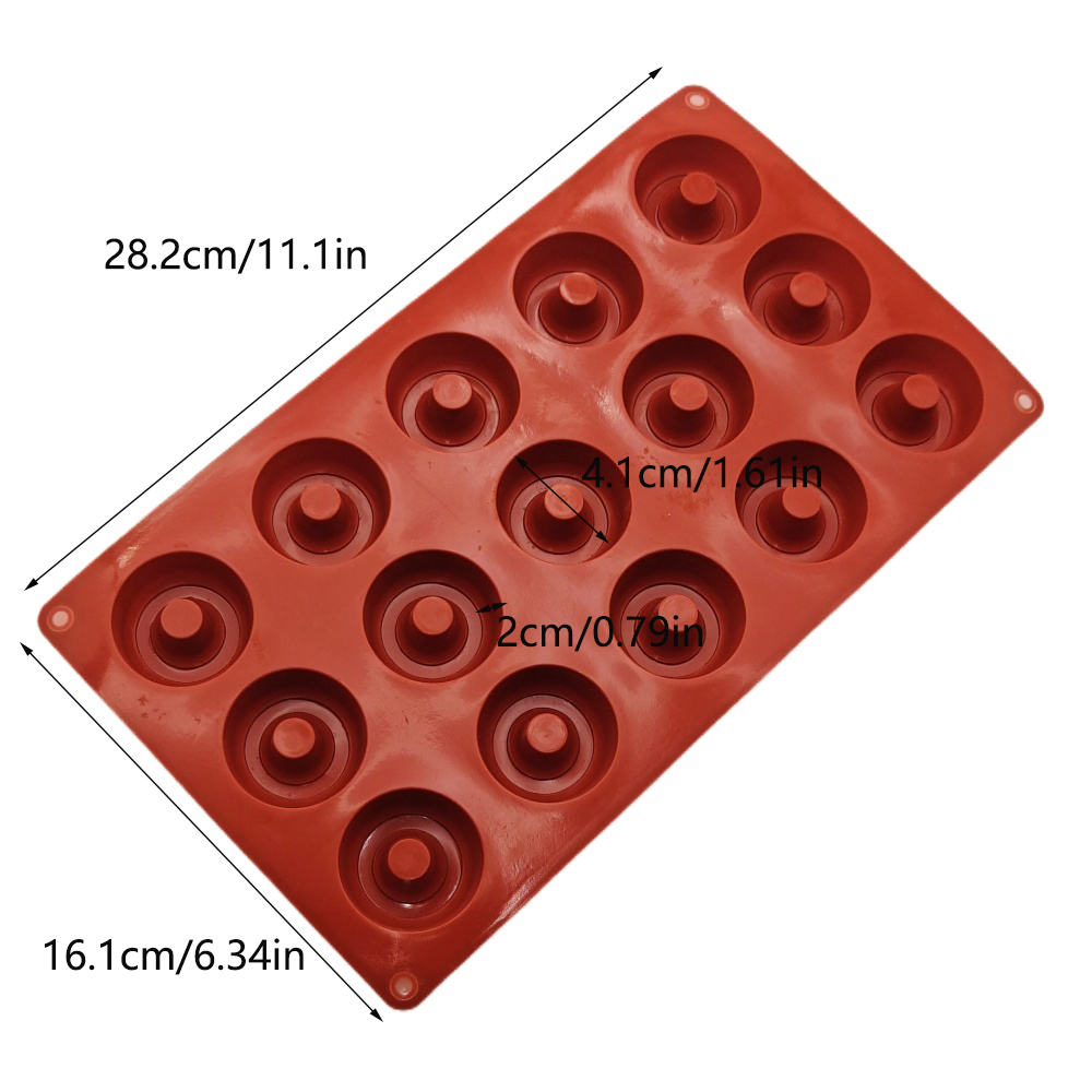 Hot Selling 15 Hole Wine Vorte – Donut Mold Silicone Bewertung und Preis