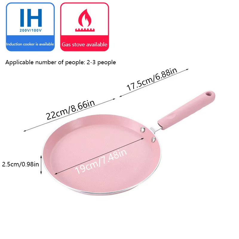 1 Non Stick Pink Frying Pan Fo – Egg Waffle Pan Bewertung und Preis