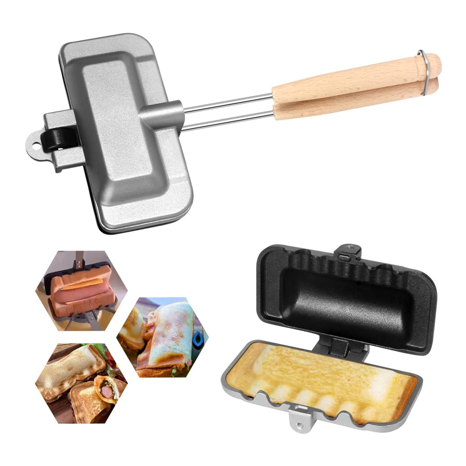 Double-Sided Sandwich Pan Non  – Hot Dog Press Bewertung und Preis