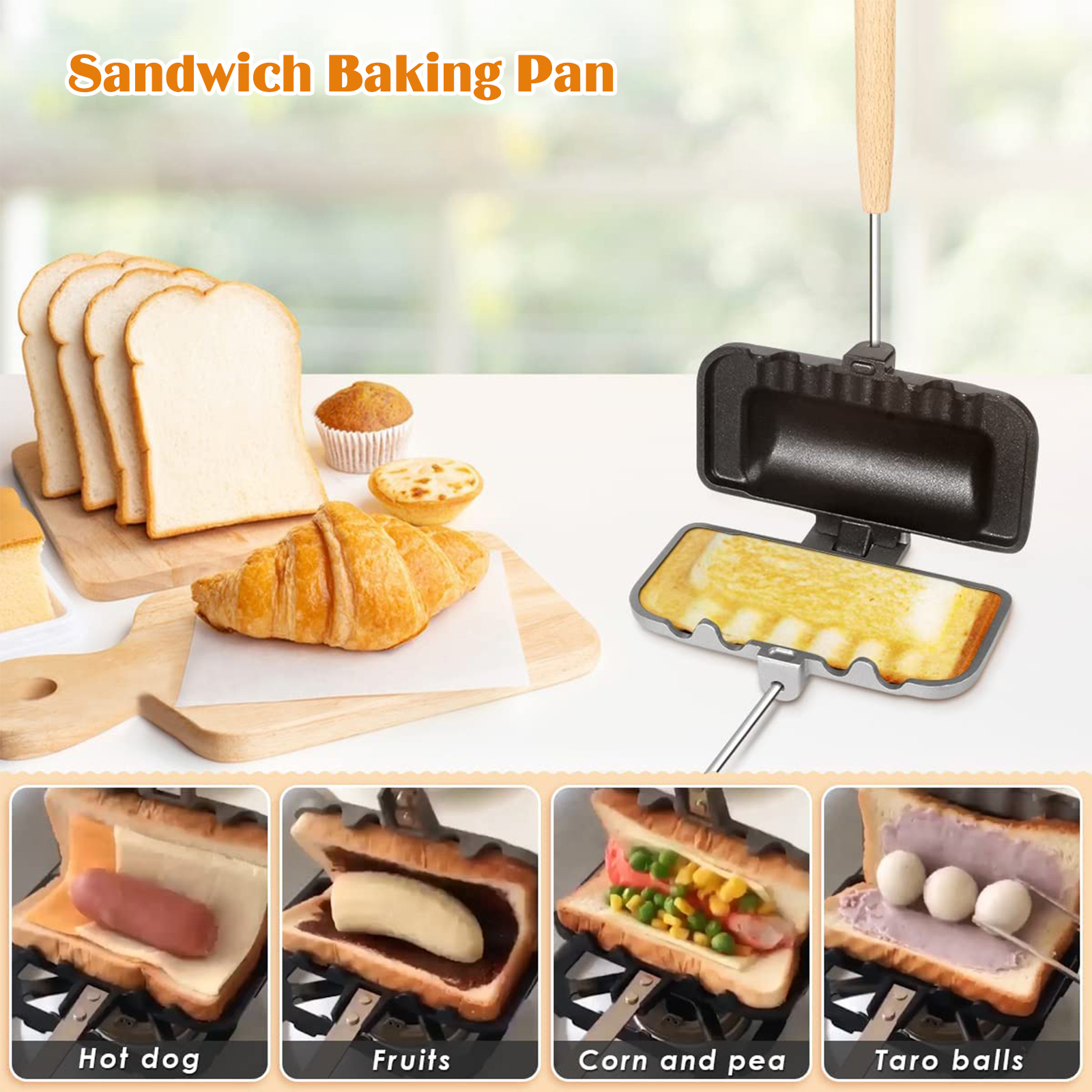 Double-Sided Sandwich Pan Non  – Hot Dog Press Bewertung und Preis