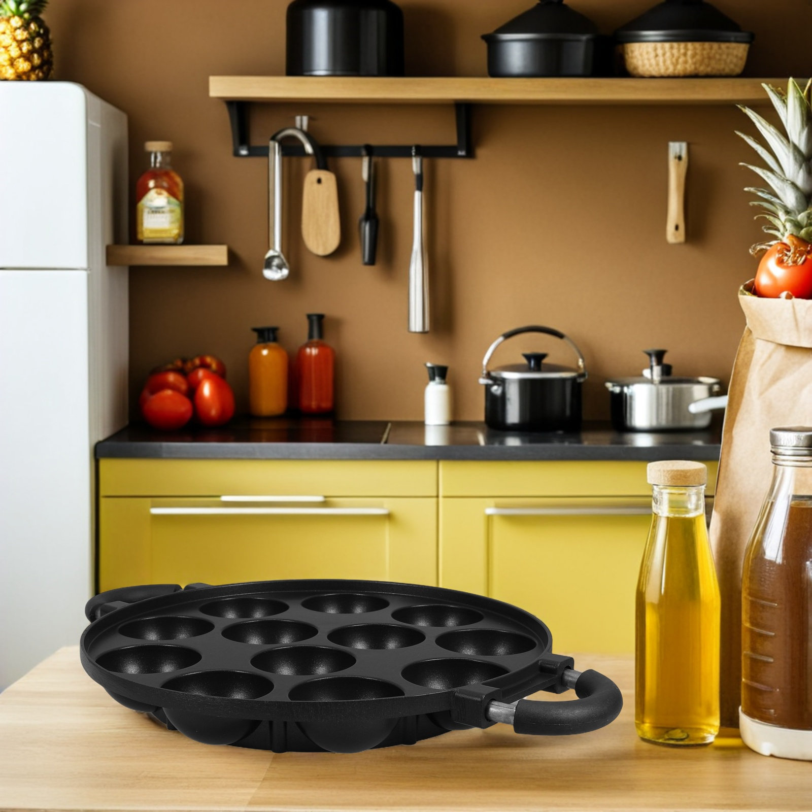 12 Hole Takoyaki Pan Nonstick  – Takoyaki Grill Plate Bewertung und Preis