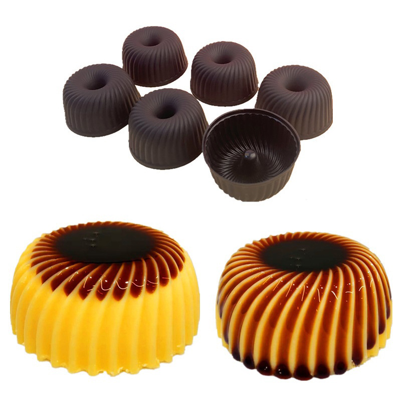 C 1pc Caramel Pudding Jelly Pa – Donut Mold Silicone Bewertung und Preis