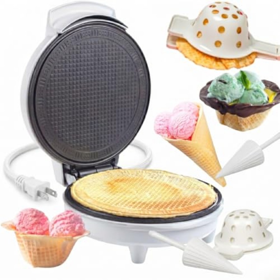 Waffle Cone and Ice Cream Bowl – Waffle Cone Maker Bewertung und Preis