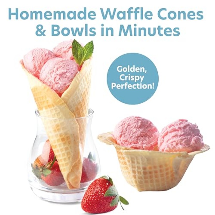 Waffle Cone and Ice Cream Bowl – Waffle Cone Maker Bewertung und Preis