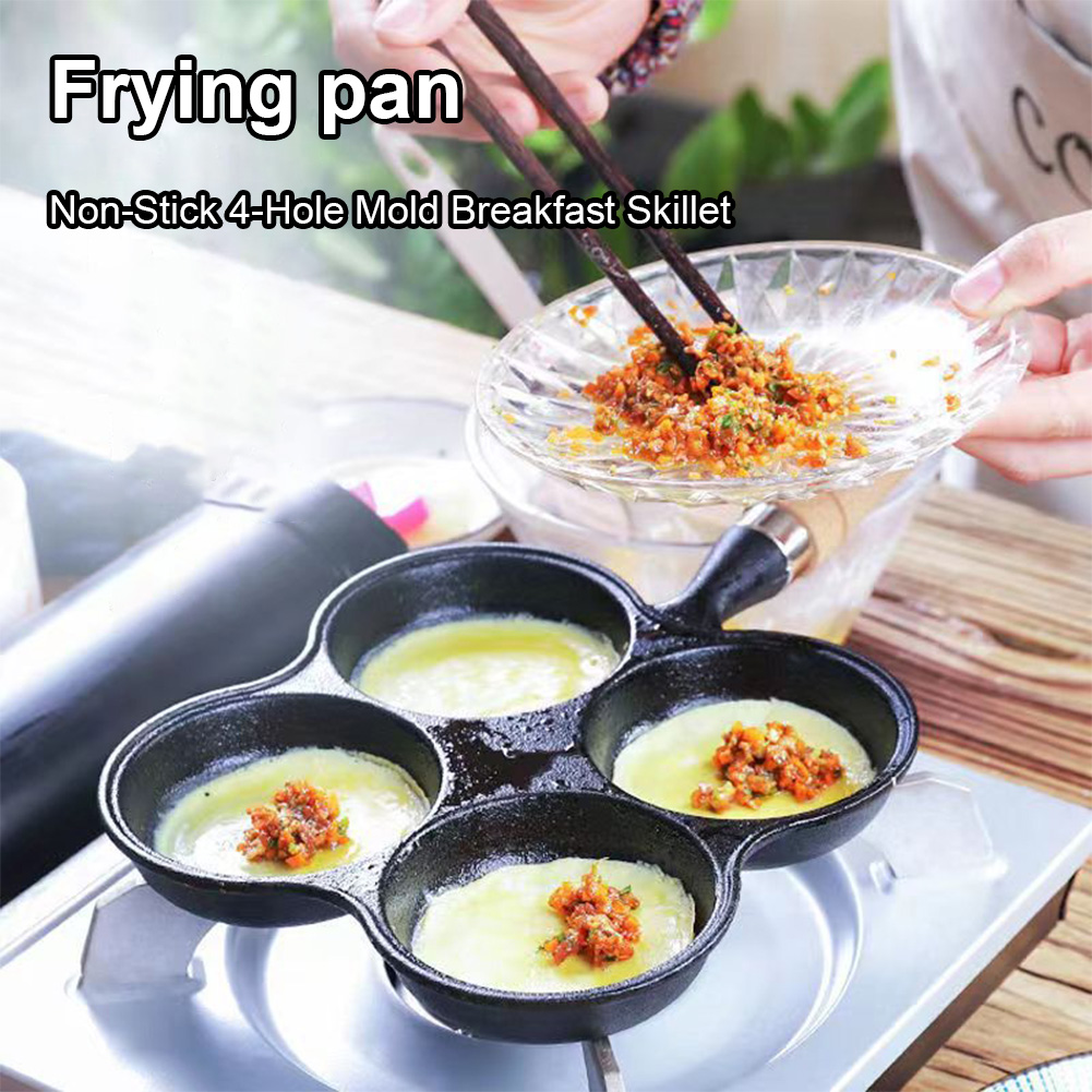 4-Hole Frying Pan Non Stick Br – Egg Waffle Pan Bewertung und Preis