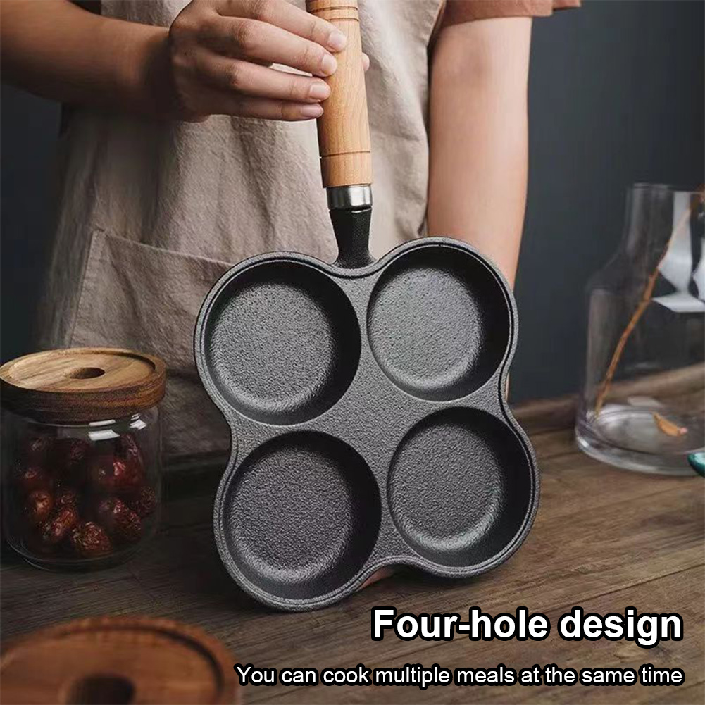 4-Hole Frying Pan Non Stick Br – Egg Waffle Pan Bewertung und Preis