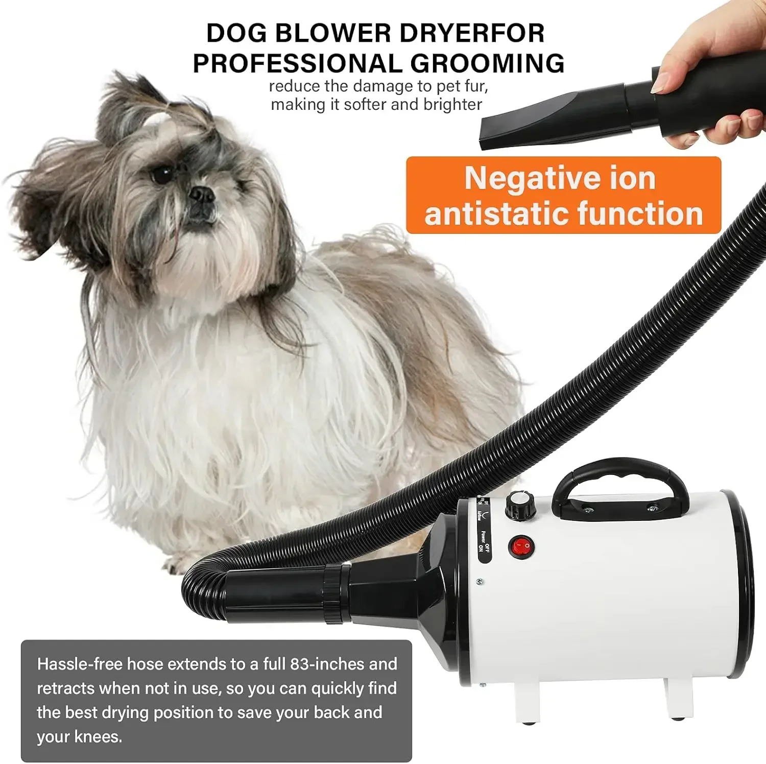 2800W Pet Hair Dryer for Dogs  – Hot Dog Press Bewertung und Preis