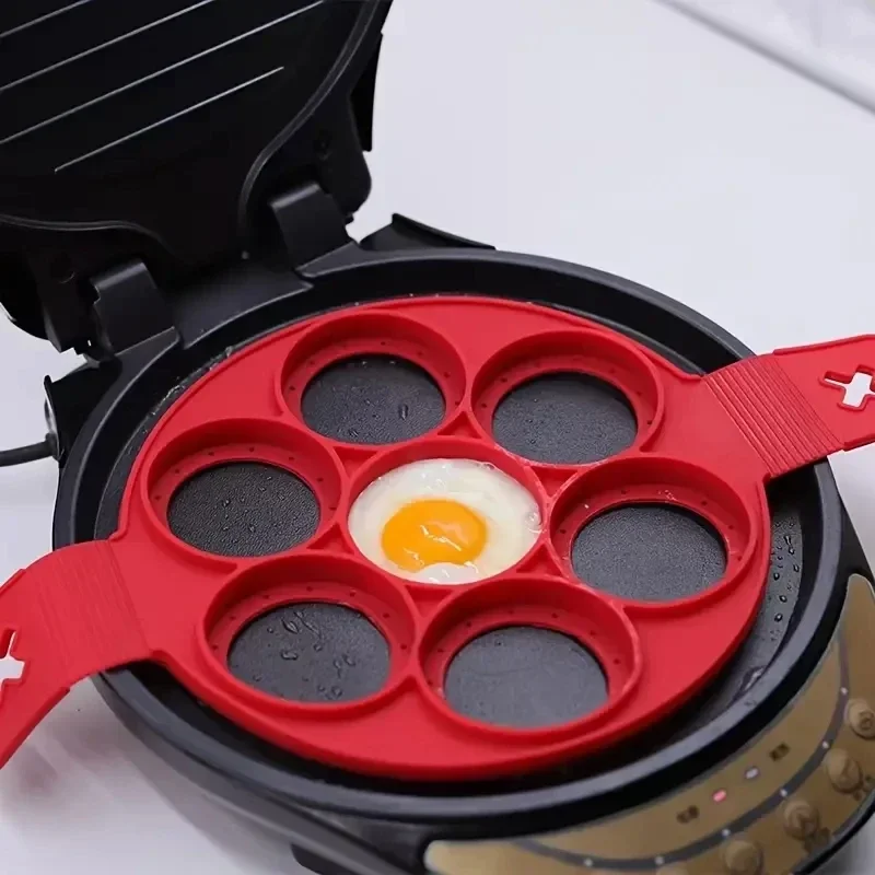 Silicone 7-hole Circular Fryin – Egg Waffle Pan Bewertung und Preis