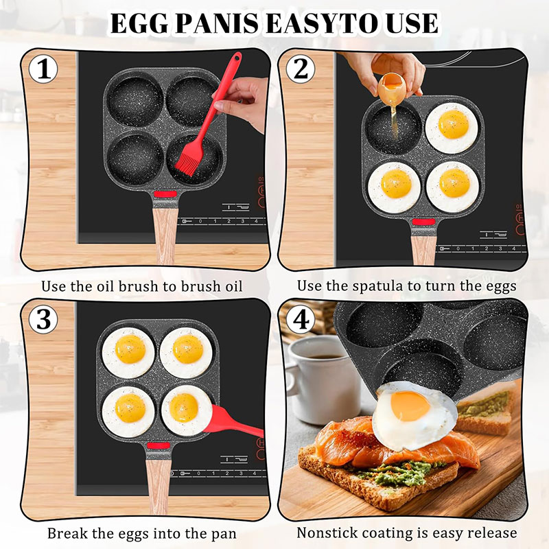 Deepened Egg Frying Pan with L – Mini Pancake Griddle Bewertung und Preis