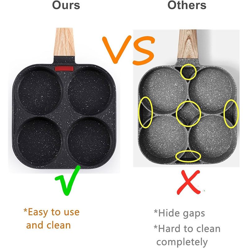 Deepened Egg Frying Pan with L – Mini Pancake Griddle Bewertung und Preis