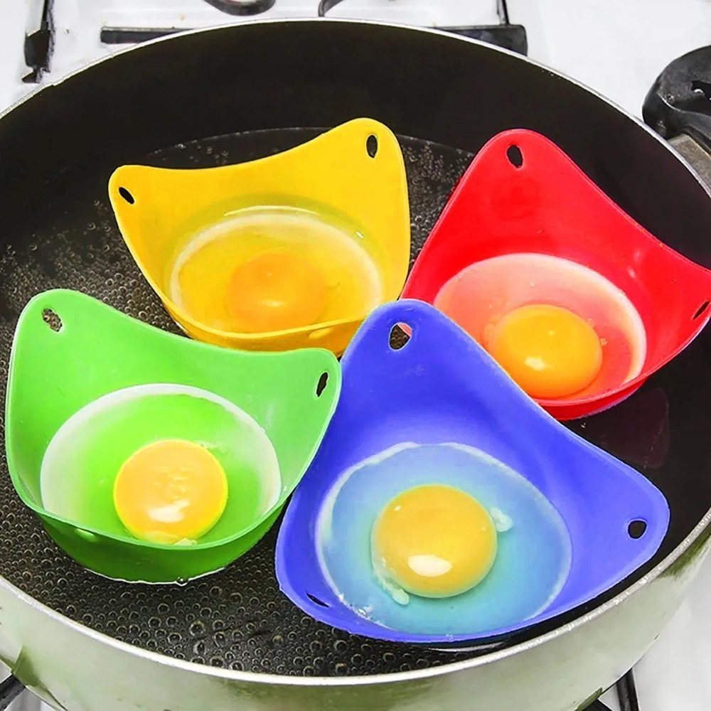 4Pcs Random Colors Egg Poacher – Egg Waffle Pan Bewertung und Preis
