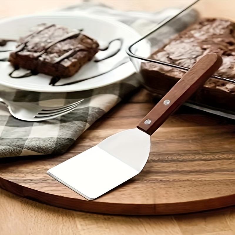 1pc, Brownie Spatula, Metal Br – Okonomiyaki Spatula Bewertung und Preis