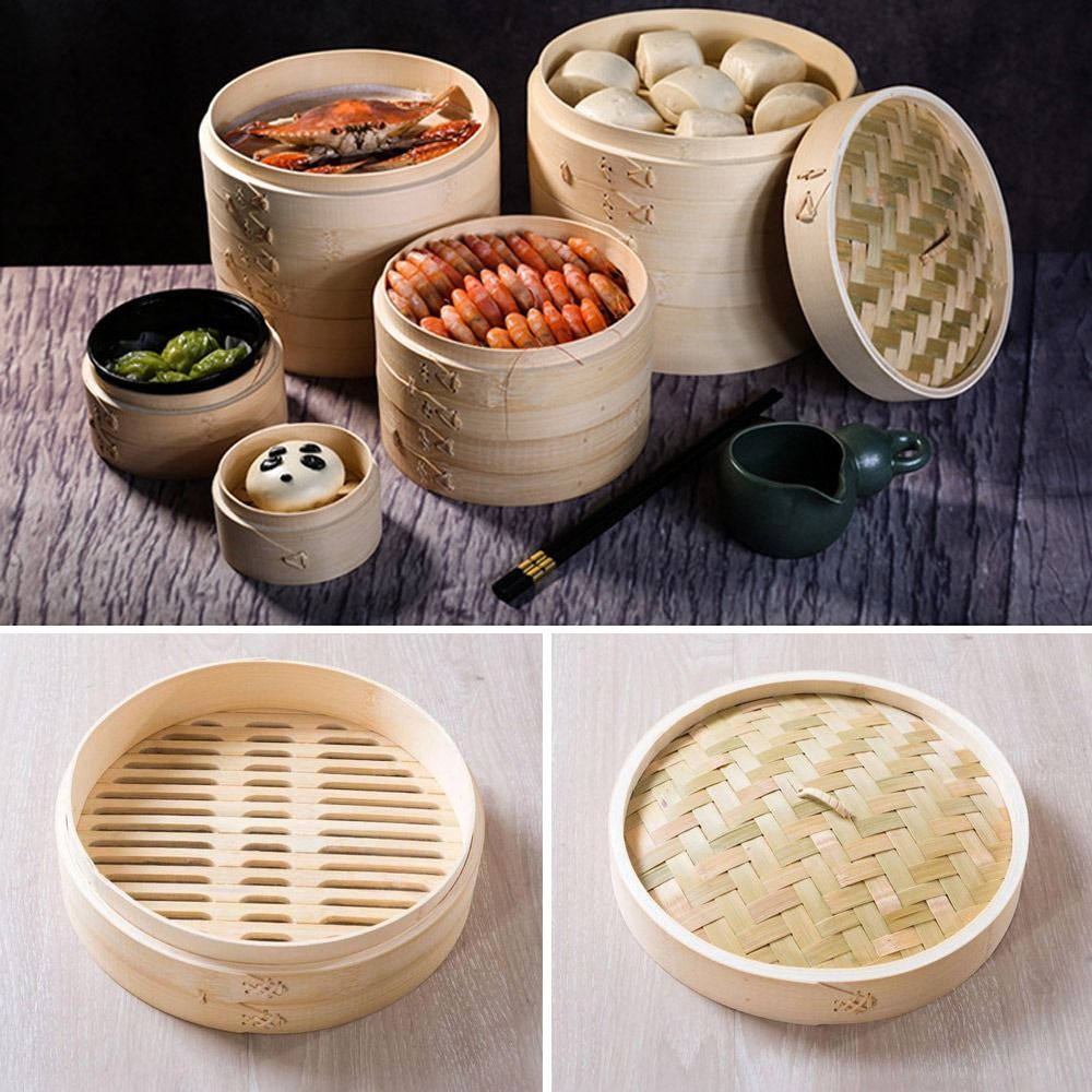Bamboo Steamer Basket with Lid – Bao Steamer Bamboo Bewertung und Preis