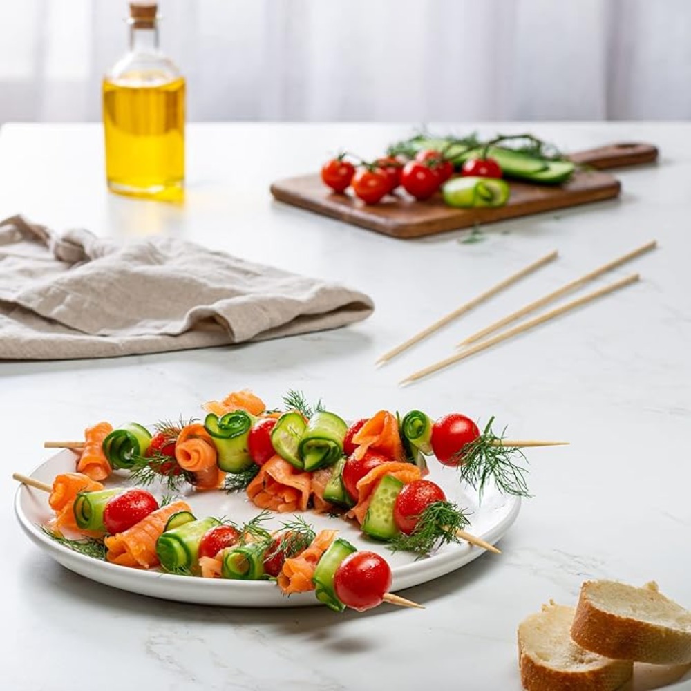 90-1350Pcs BBQ Skewers Bamboo  – Corn Dog Stick Bewertung und Preis